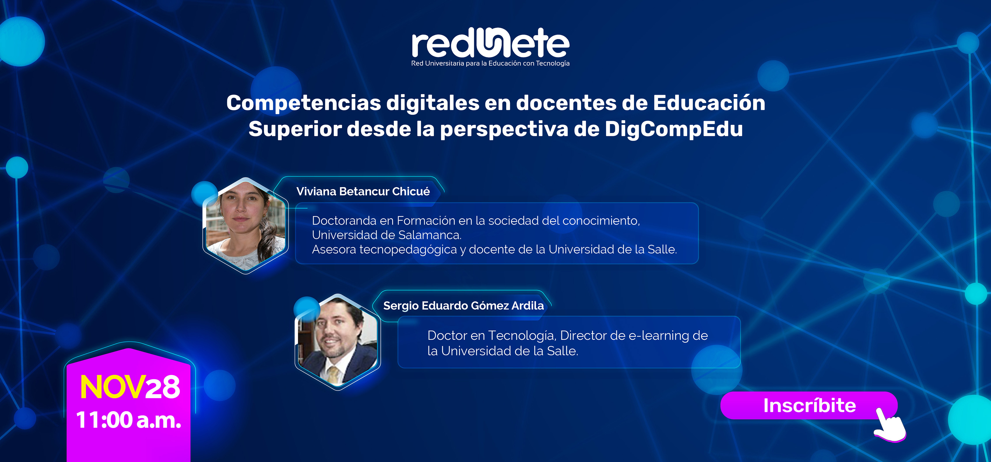 Competencias digitales en docentes de Educación Superior desde la perspectiva de DigCompEdu Inscríbete aquí