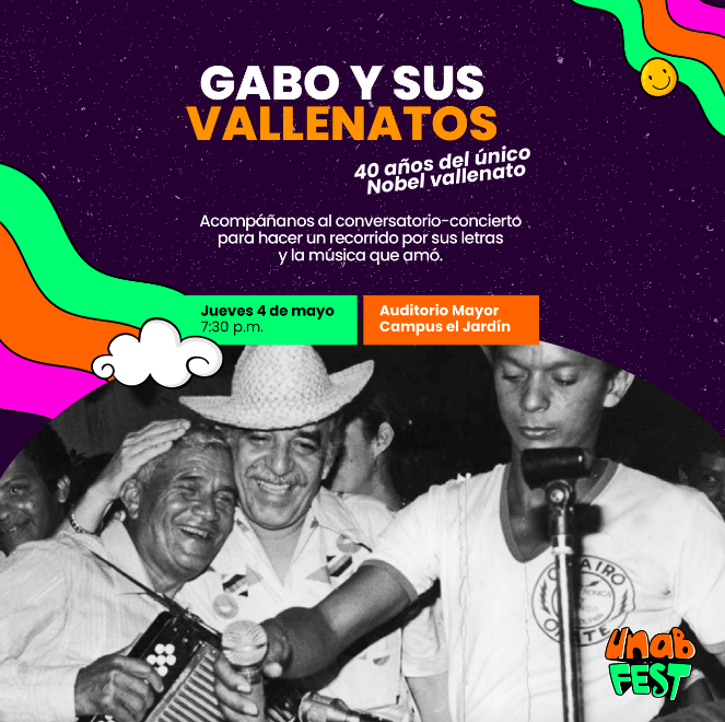 Gabo y sus vallenatos alusiva la información del evento esta en la noticia ala que esta vinculada esta imagen